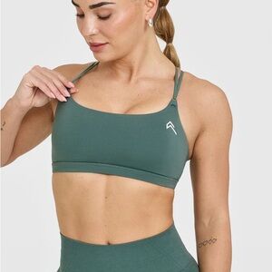 Everyday Cross Over Bralette - Iced Green- Oner Active